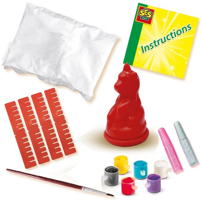 Casting and painting - Unicorn - SES CREATIVE - Easy to fill with plaster and water