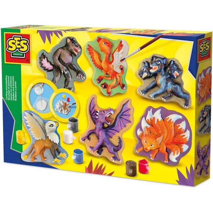 Casting and painting - Mythical creatures - Creative hobbies - SES CREATIVE - Casting and painting mythical figures.