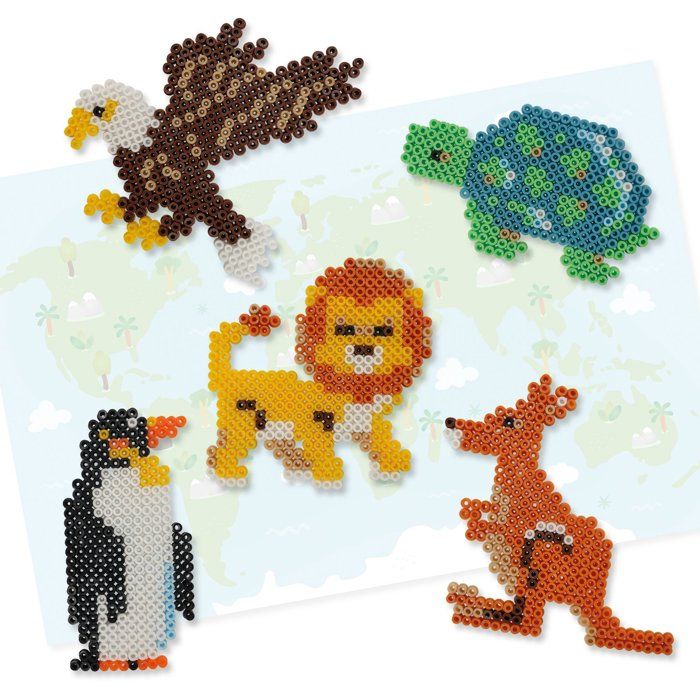 Ironing beads - Animals of the world - SES CREATIVE - Create various animals with 3500 beads and instructions.