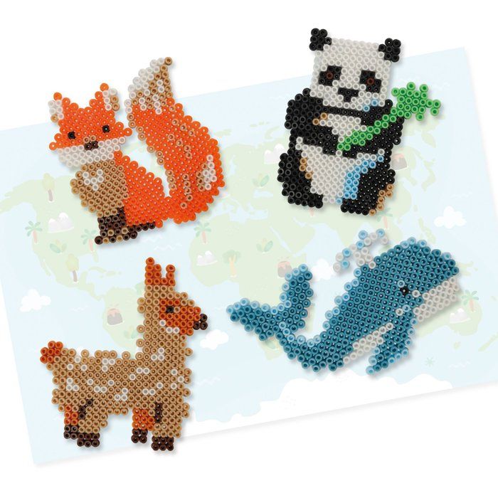 Ironing beads - Animals of the world - SES CREATIVE - Create various animals with 3500 beads and instructions.