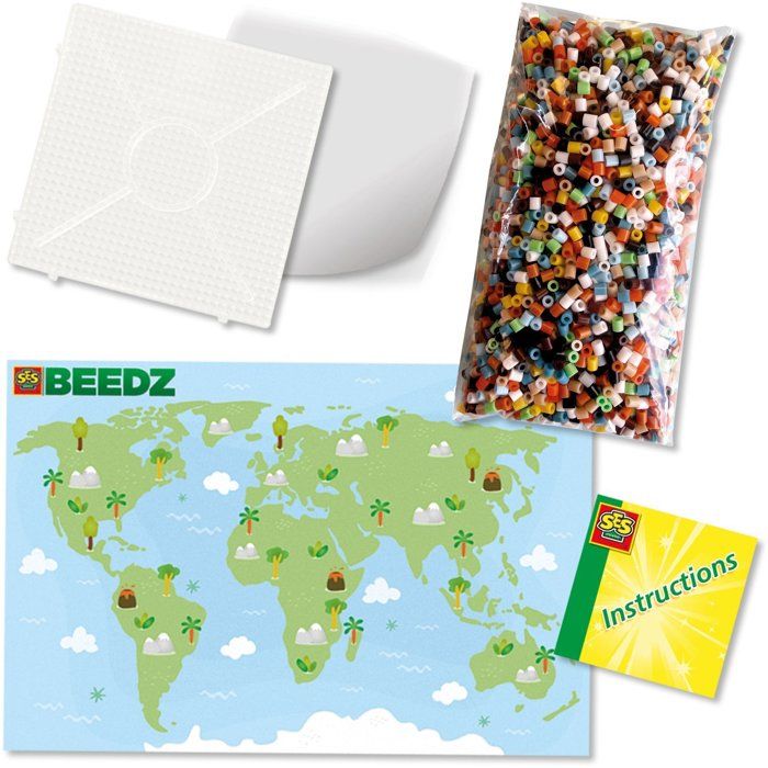 Ironing beads - Animals of the world - SES CREATIVE - Create various animals with 3500 beads and instructions.