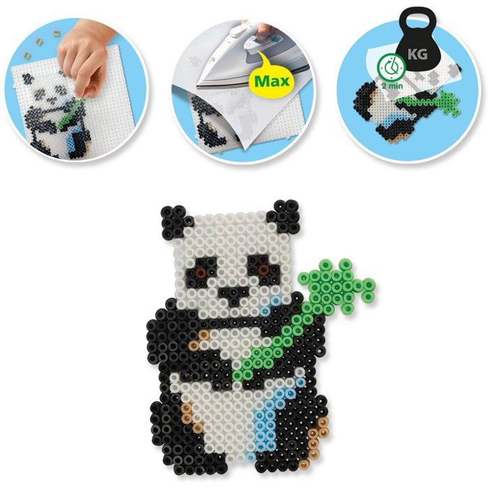 Ironing beads - Animals of the world - SES CREATIVE - Create various animals with 3500 beads and instructions.