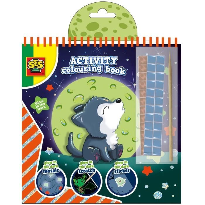 Phosphorescent 3 in 1 Phosphorescent Coloring Box