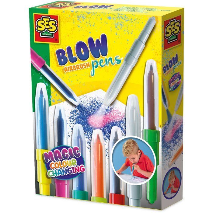 Blow Airbrush thought - Magic color change