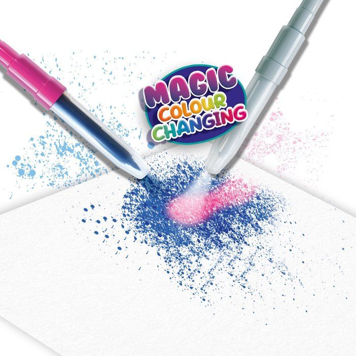 Blow Airbrush thought - Magic color change