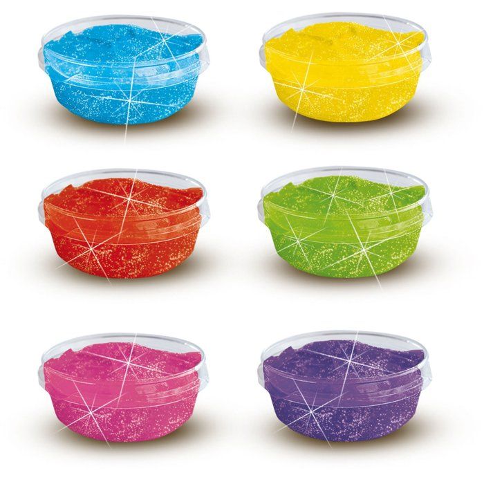 Glitter Gouache (6x45ml) - SES CREATIVE - Good quality, bright and opaque colours - Practical and compact packaging