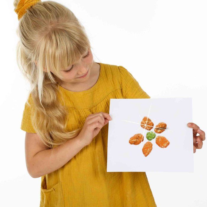 Glitter Gouache (6x45ml) - SES CREATIVE - Good quality, bright and opaque colours - Practical and compact packaging