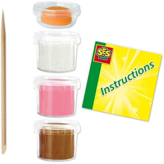 FunDo Play Dough - Farm Animals (3x90gr-1x40gr) - SES CREATIVE - Interactive for young children.