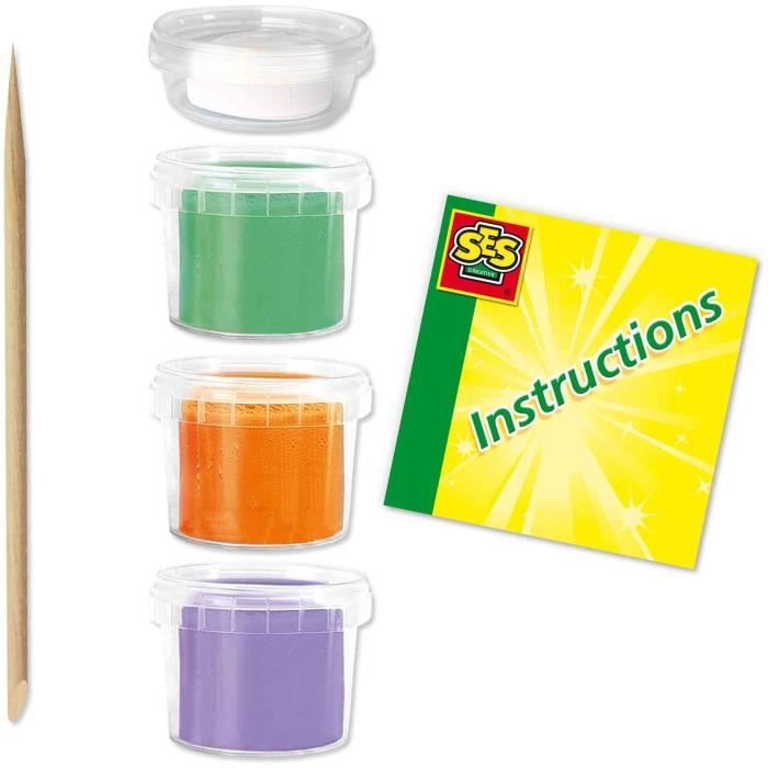 FunDo Modeling Clay - Dinosaurs (3x90gr-1x40gr) - SES CREATIVE - Interactive for young children.
