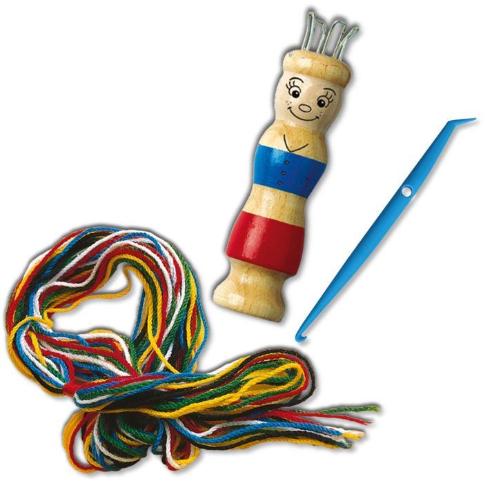 SES CREATIVE Tricotin - With yarns of different colors