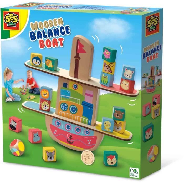 Wooden balance boat - SES CREATIVE