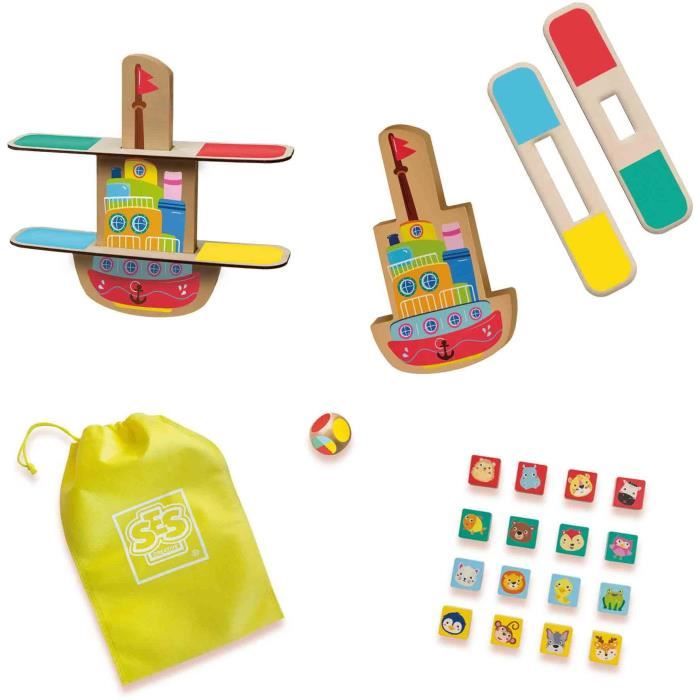 Wooden balance boat - SES CREATIVE