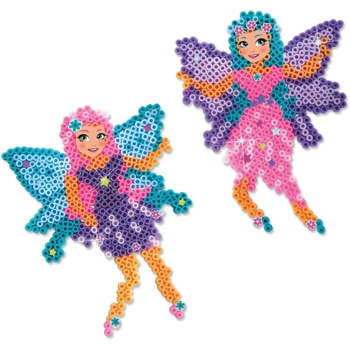 Ironing beads - Fairies - SES CREATIVE - Create magnificent fairies with 1200 beads and fairy-shaped tray.