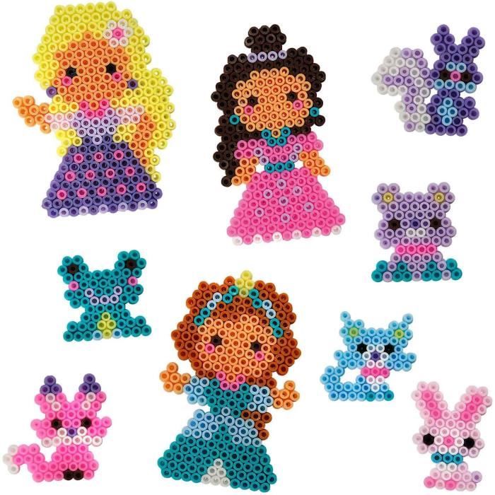 Ironing beads - Princesses and animals - SES CREATIVE - Create princesses and their pets.