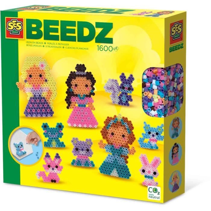 Ironing beads - Princesses and animals - SES CREATIVE - Create princesses and their pets.