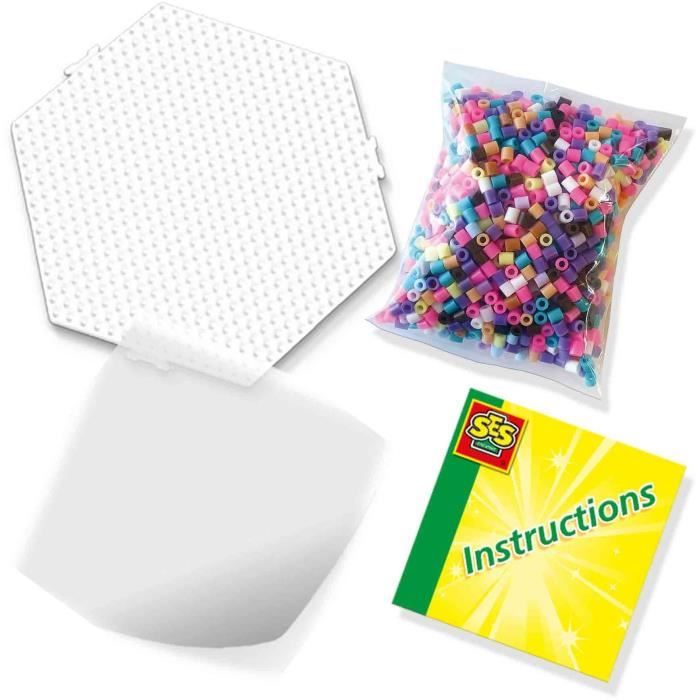 Ironing beads - Princesses and animals - SES CREATIVE - Create princesses and their pets.