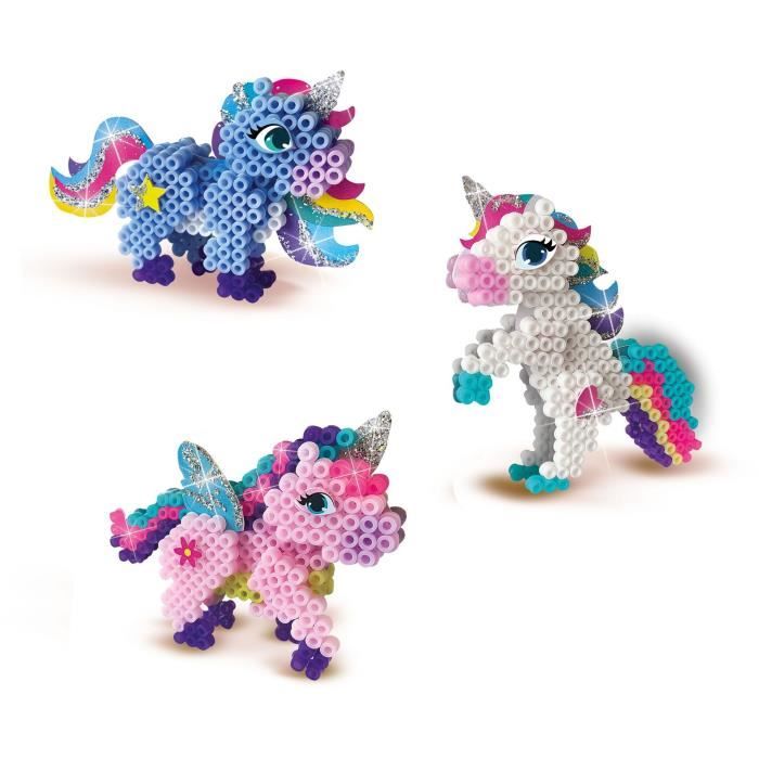 Ironing beads - Unicorns - SES CREATIVE - Create superb 3D unicorns.