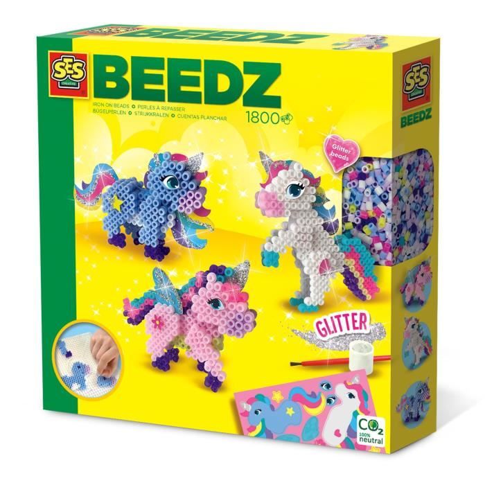 Ironing beads - Unicorns - SES CREATIVE - Create superb 3D unicorns.