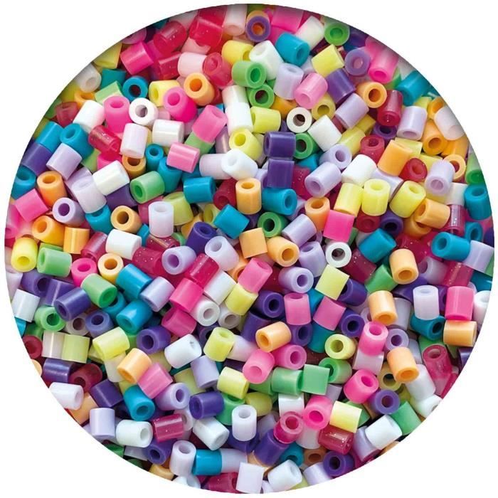 Ironing beads mix - 9000 trendy boxes - SES CREATIVE - 9000 brightly colored beads.