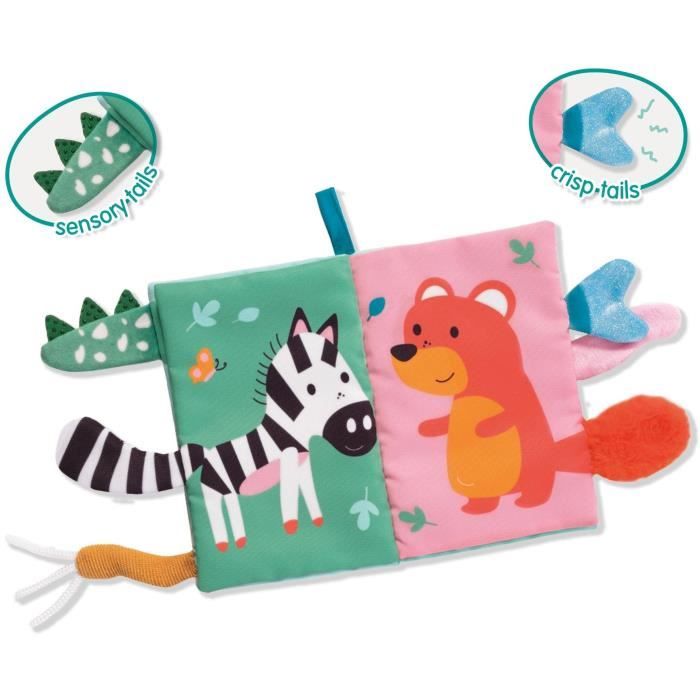 Sensory Fabric Book with Animal Tails