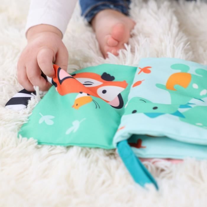 Sensory Fabric Book with Animal Tails