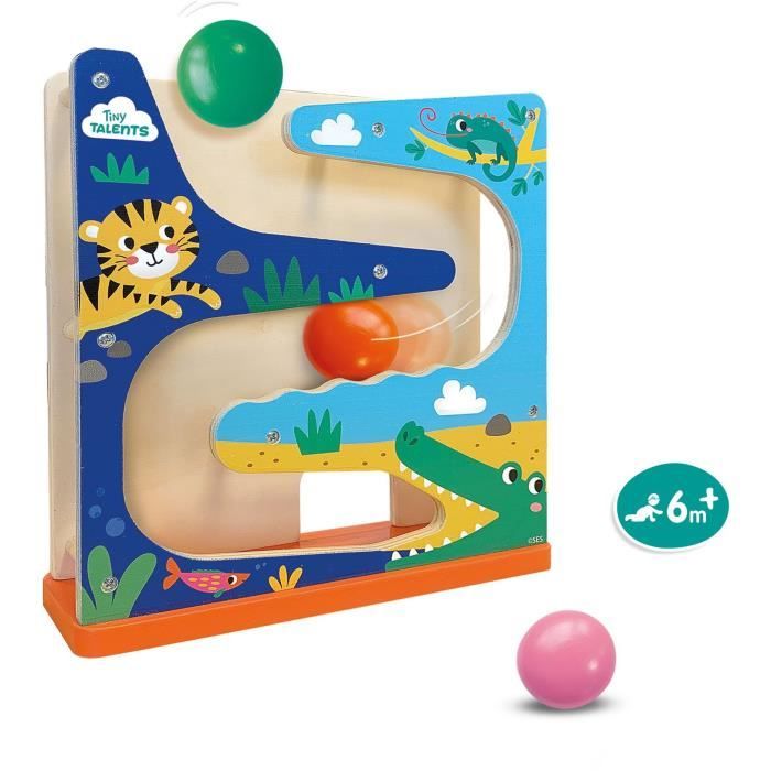 Wooden ball circuit - Crocodile - SES CREATIVE