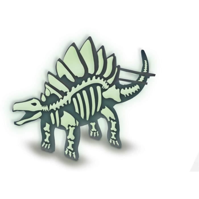 Glow in the Dark Wooden Dinosaur - Craft Kit - SES CREATIVE - Make your own glow in the dark dinosaur.