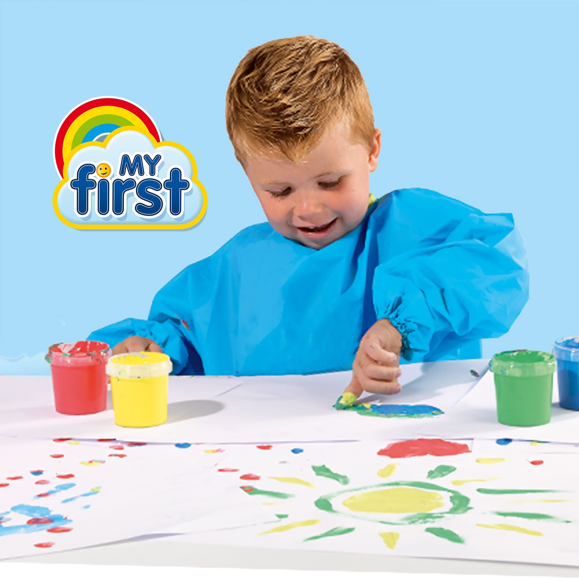 My first - My first finger painting kit with an apron - SES CREATIVE