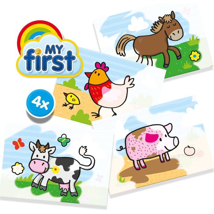 SES CREATIVE - 14455 - Coloring in water - Farm animals