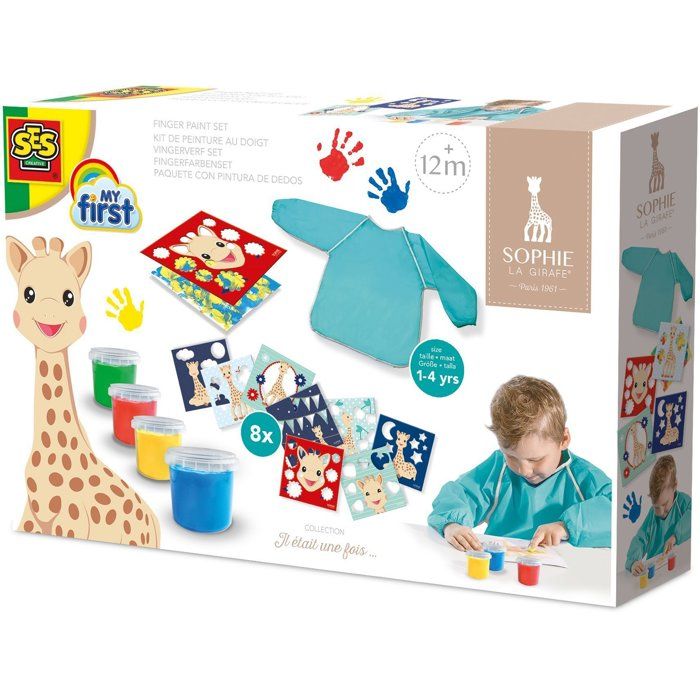 SOPHIE LA GIRAFE Finger painting kit
