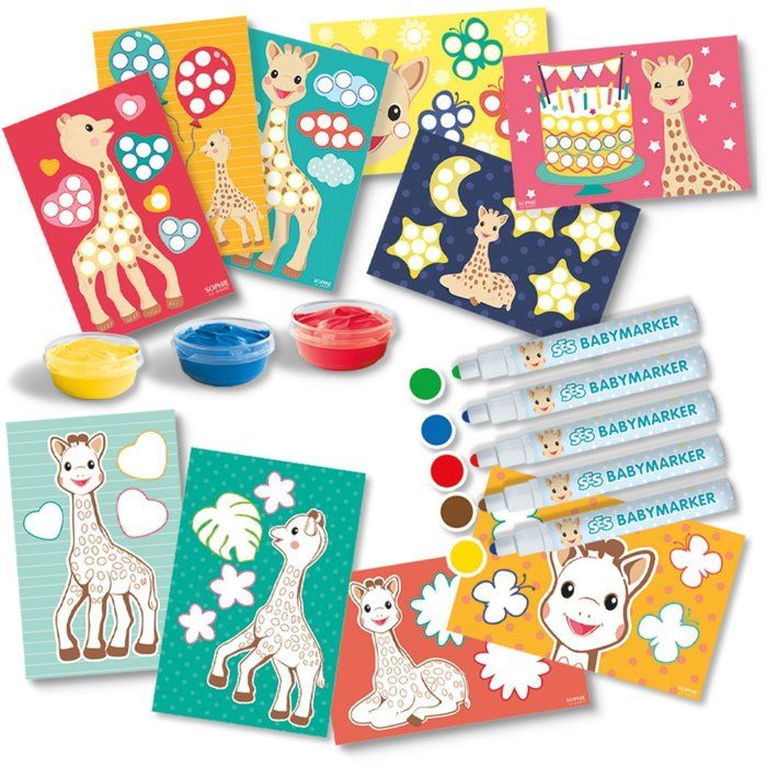 SES CREATIVE - Sophie the Giraffe - Coloring and Painting