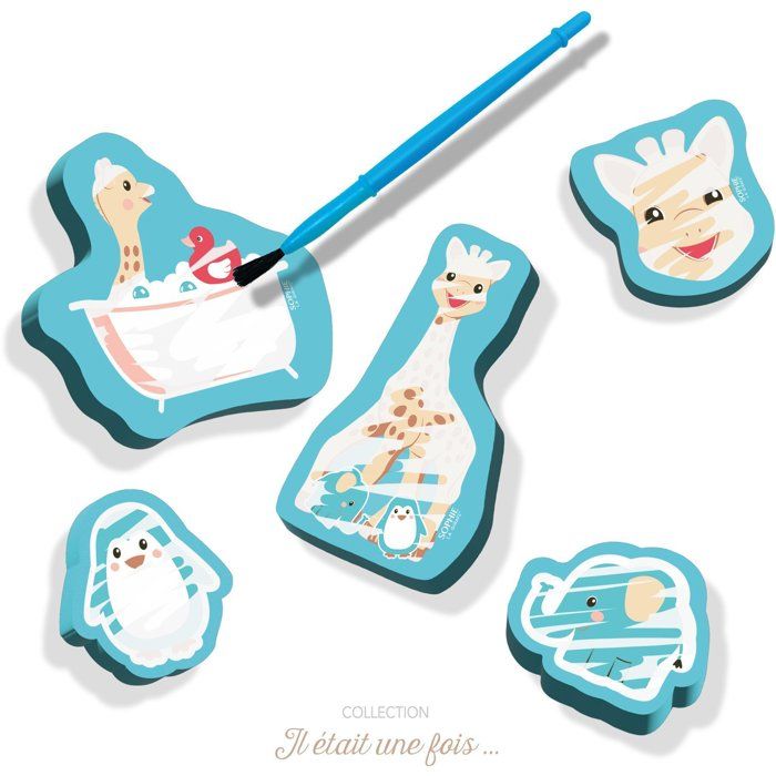 Sophie La Girafe - Colored pencil for bath and shapes