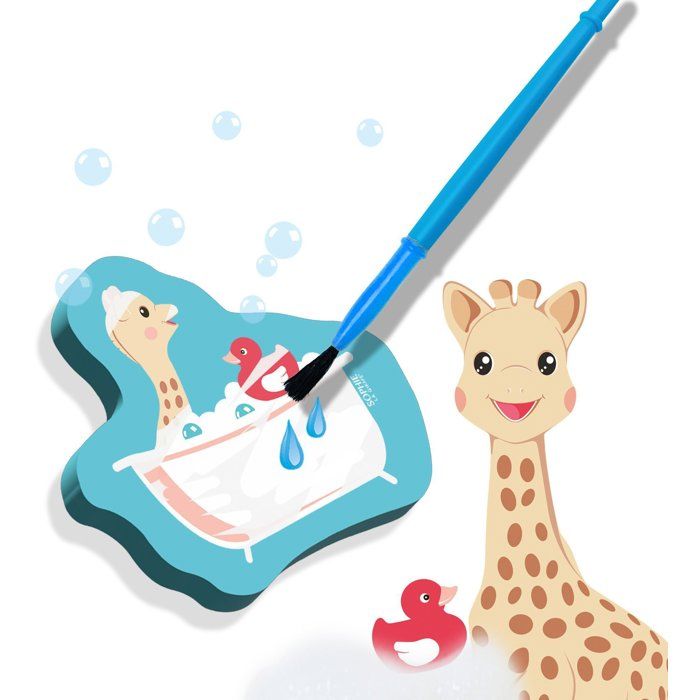 Sophie La Girafe - Colored pencil for bath and shapes