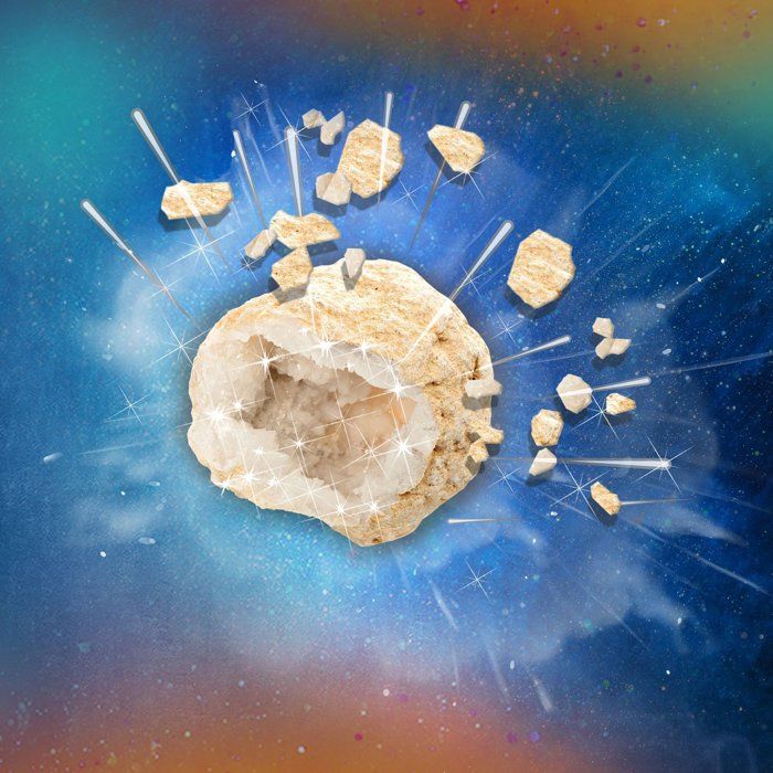 Geodes to open - Creative game - SES - From 8 years old
