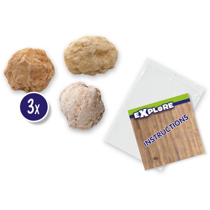 Geodes to open - Creative game - SES - From 8 years old