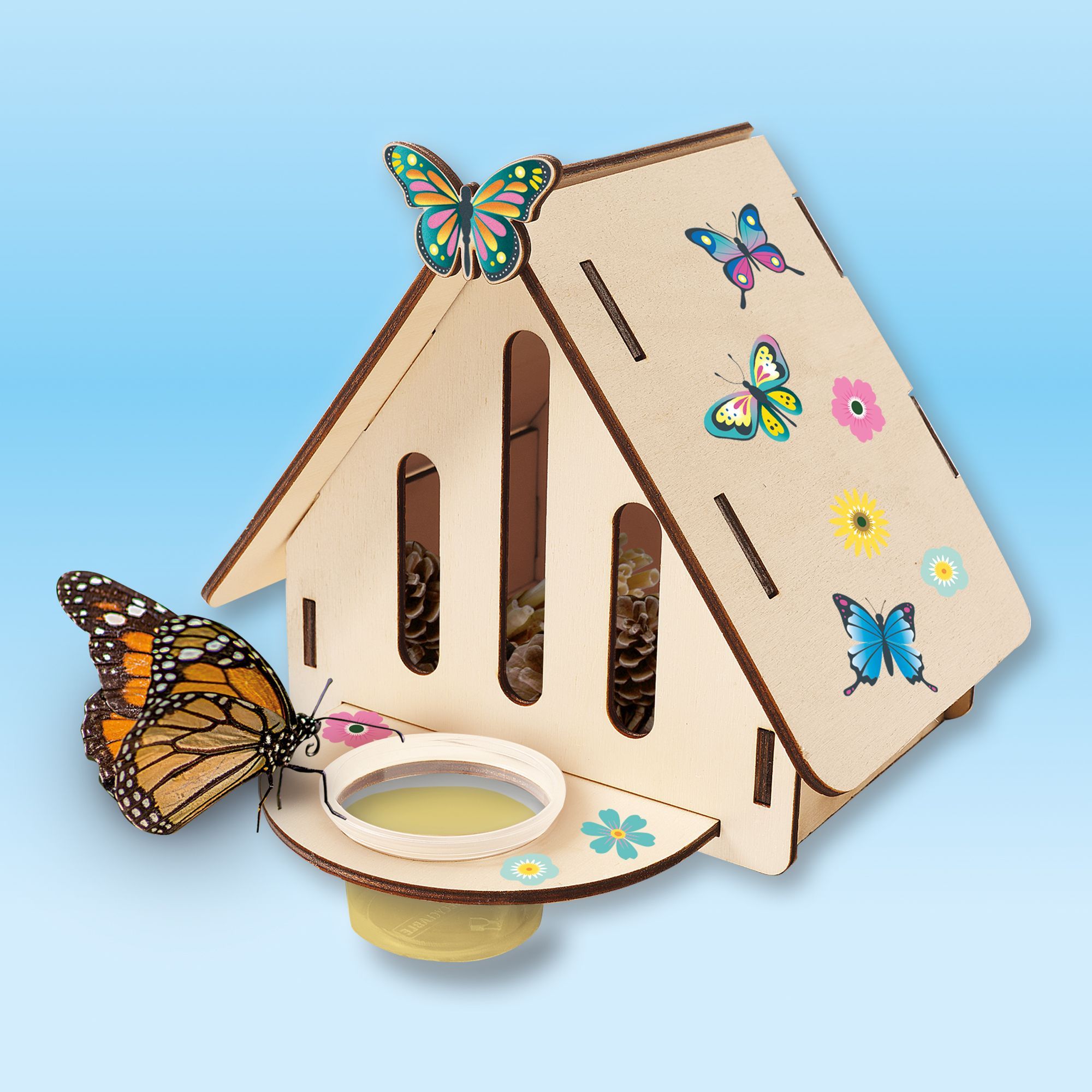 Butterfly Hotel - Educational Toy - SES CREATIVE - Build and decorate a butterfly hotel.