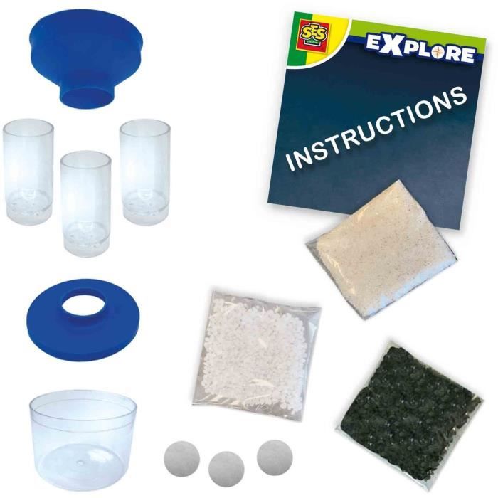 Water Cleaning Filter - Educational Toy - SES CREATIVE - Discover science and nature with the water filter.