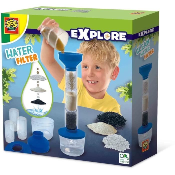 Water Cleaning Filter - Educational Toy - SES CREATIVE - Discover science and nature with the water filter.