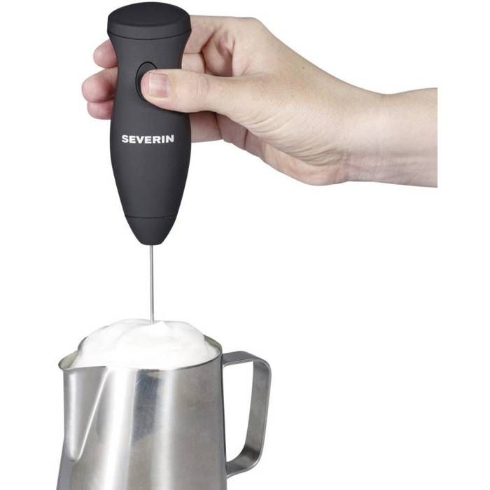 Severin sm3590 compact and handy milk emulsion, smooth milk foam, batteries included, 11,500 rpm, pulse touch