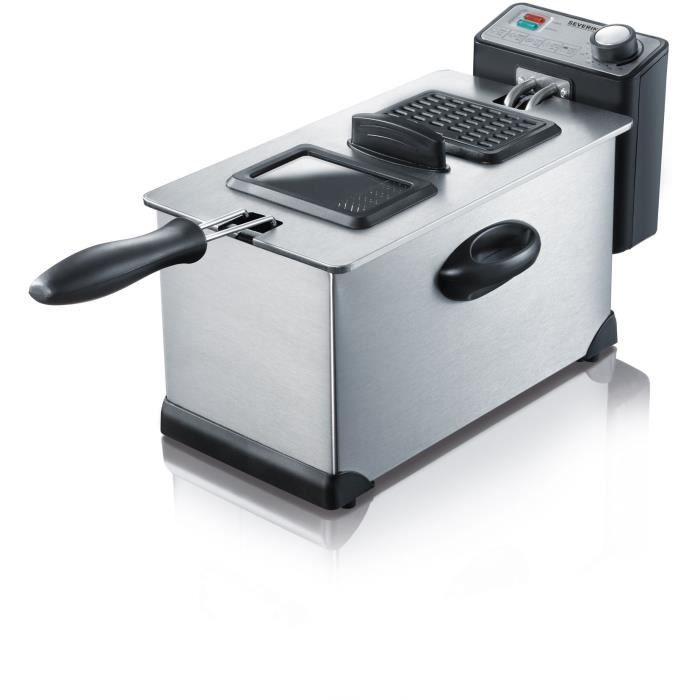Severin FR2431 Frying - capacity 3 L - Removable tank - Control porthole - Garanty without splash - Adjustable thermostat