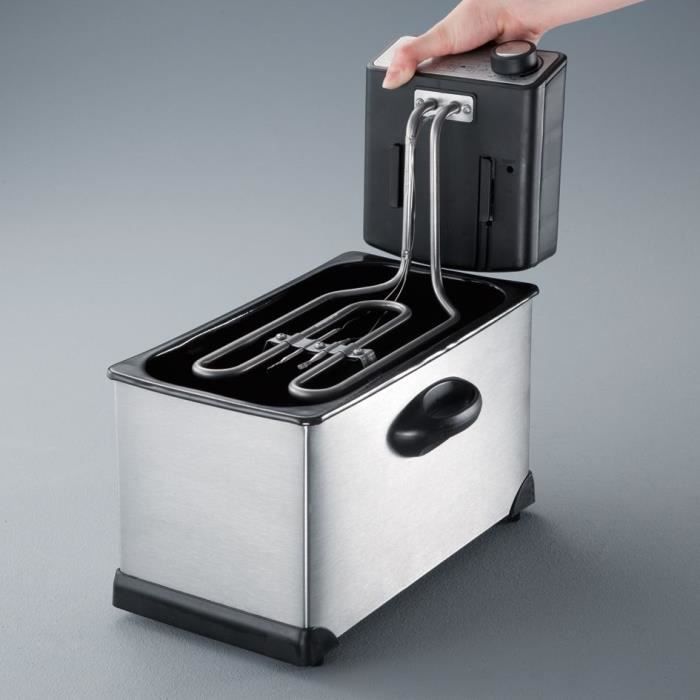 Severin FR2431 Frying - capacity 3 L - Removable tank - Control porthole - Garanty without splash - Adjustable thermostat