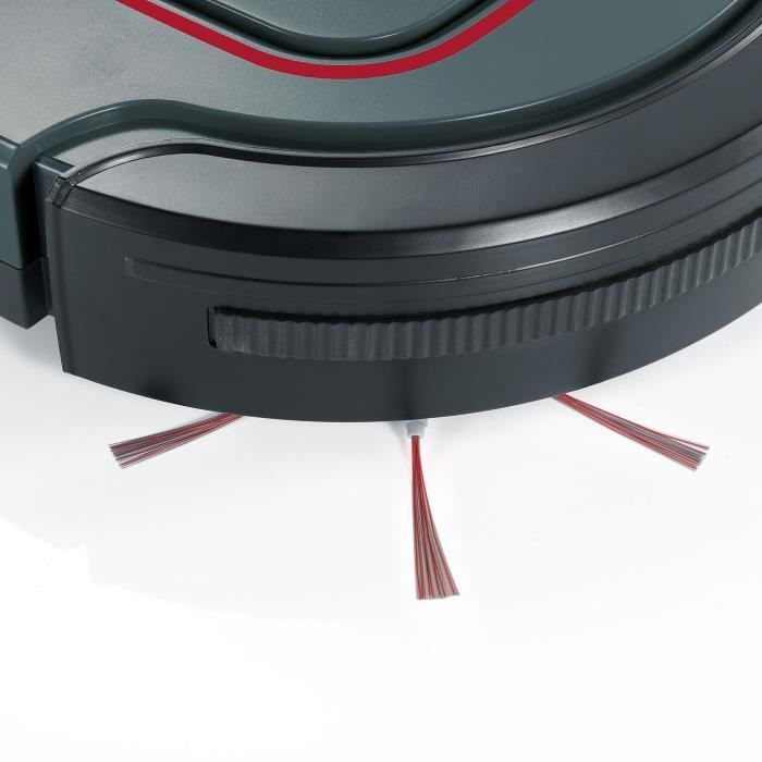 Severin RB7025 Robot vacuum cleaner, 12.8V lithium battery, 90 min. autonomy, approx. 100 m2, silent: 65 dB, slim: 7 cm high