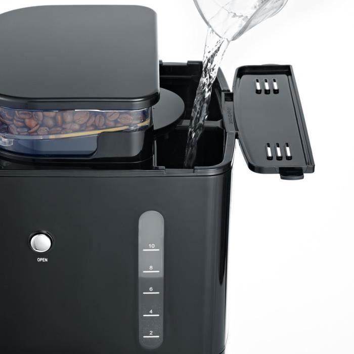 Severin 4810 Cafetiere Filter with integrated shredder - black and stainless steel - 1000W - 1.4 l