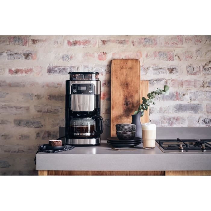 Severin 4810 Cafetiere Filter with integrated shredder - black and stainless steel - 1000W - 1.4 l