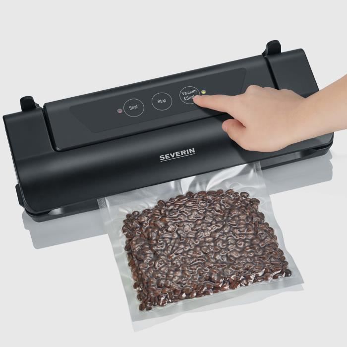 SEVERIN FS3610 SODE -SAC Compact - Automatic vacuum and welding - retains fresh food 8 times longer / black