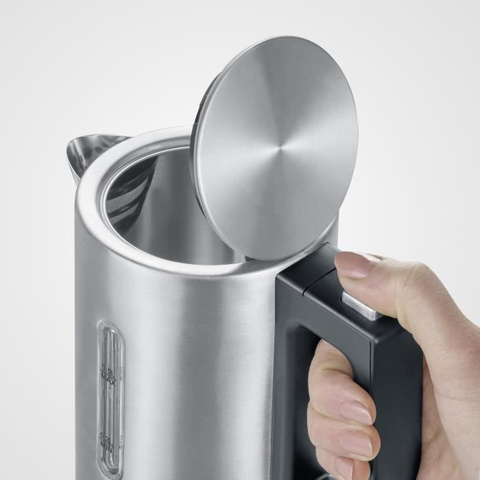 Severin WK3647 Kit Travel kettle - 0.5 L - 1100 W - Stainless steel and black
