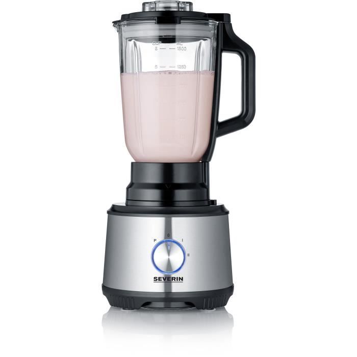 Severin km3892 Multifunction robot - 1200 W - stainless steel and black - 1.5 l blender - 2 speeds + pulse