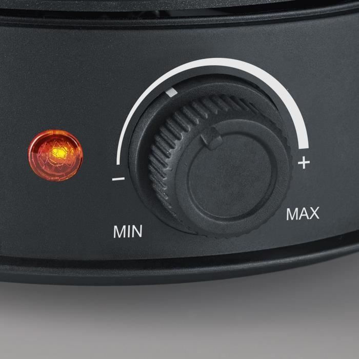 Severin FO2473 Electric Fondue 8 people with removable stainless steel scoop, included: anti-projections and 8 forks protection