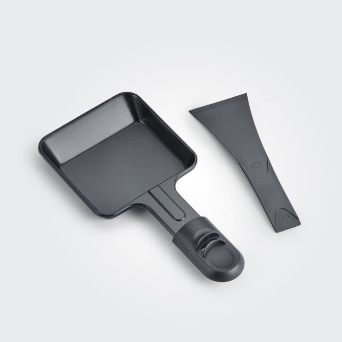 Raclette machine - SEVERIN - RG9670 - 8 people - Large non-stick cooking plate 41.7 x 26.3 cm - 1400 W - Black