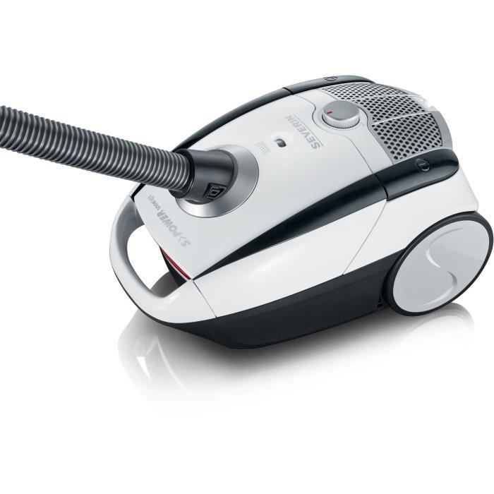 SEVERIN BC7035 Vacuum cleaner with bag, Capacity of the microfiber bag with hygienic closure: 2 L, Soft sound brush + XL parquet brush